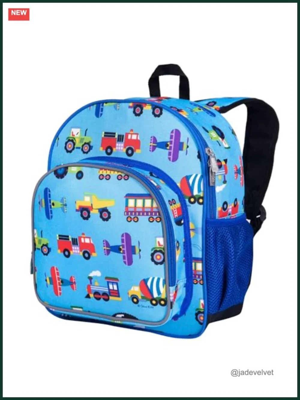 12 Inch Toddler Backpack for Boys/Girls, Insulated Front Pocket, Ages 3-7